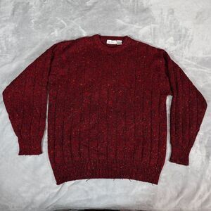 Vintage Brian Macneil Speckled Knit Sweater Womens 1X Wool Blend Multicolored